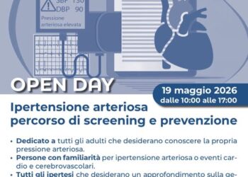OPEN DAY SULL’IPERTENSIONE ARTERIOSA: AL NEUROMED UNA GIORNATA DEDICATA A SCREENING E PREVENZIONE