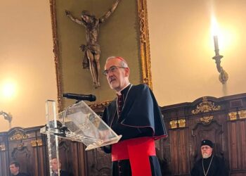 IL CARDINALE PIZZABALLA A MONTECASSINO PER IL PREMIO “PACIS NUNTIUS”