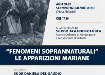 ALL’ABBAZIA DI SAN VINCENZO A VOLTURNO IN CONVEGNO SULLE APPARIZIONI MARIANE
