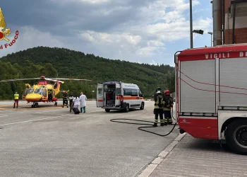 PAZIENTE RICOVERATO AL VENEZIALE TRASFERITO IN ELICOTTERO ALL’OSPEDALE DI PESCARA