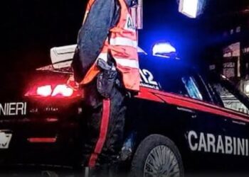 MINACCE E CALCI AI CARABINIERI: ARRESTATA