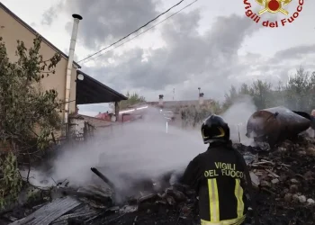 INCENDIO DI STERPAGLIE A TRIVENTO