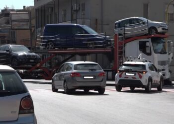 BISARCA IN PANNE AL QUADRIVIO DI VENAFRO: TRAFFICO IN TILT