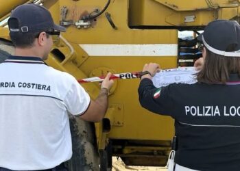 LAVORI NON AUTORIZZATI SULLA SPIAGGIA: SCATTA IL SEQUESTRO, TRE DENUNCE