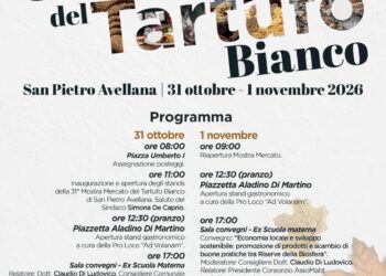 A SAN PIETRO AVELLANA LA 31ESIMA MOSTRA DEL TARTUFO BIANCO