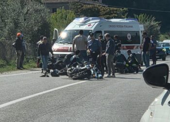 SCONTRO TRA MOTO SULLA SS85, NEI PRESSI DI MONTAQUILA